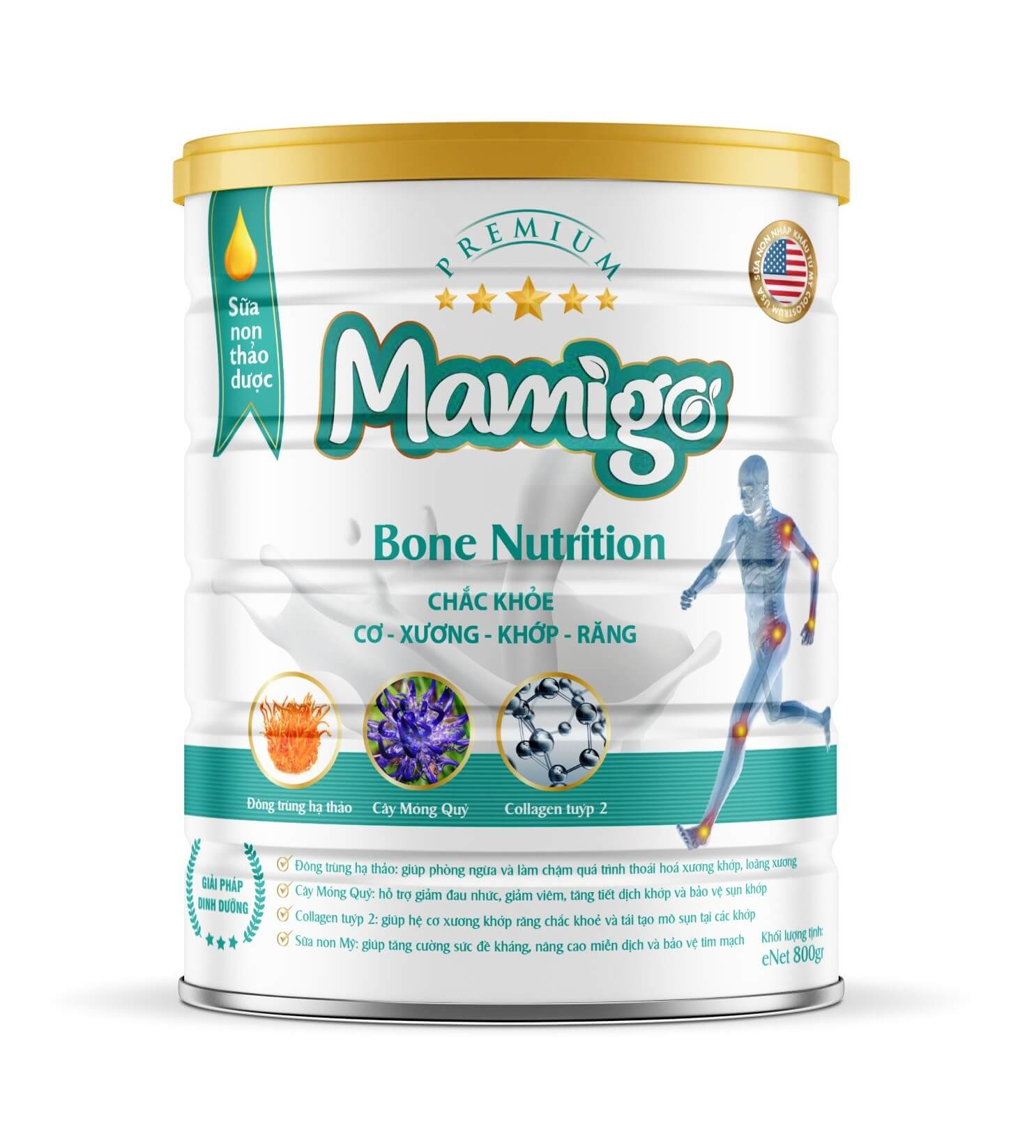 Sữa non thảo dược Mamigo Bone Nutrition